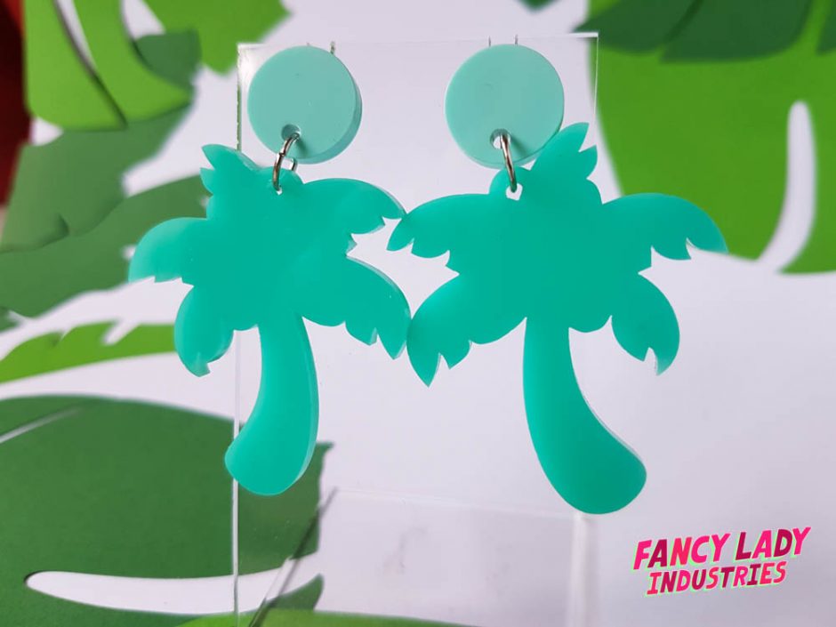 Chubby Palm Trees Dangles