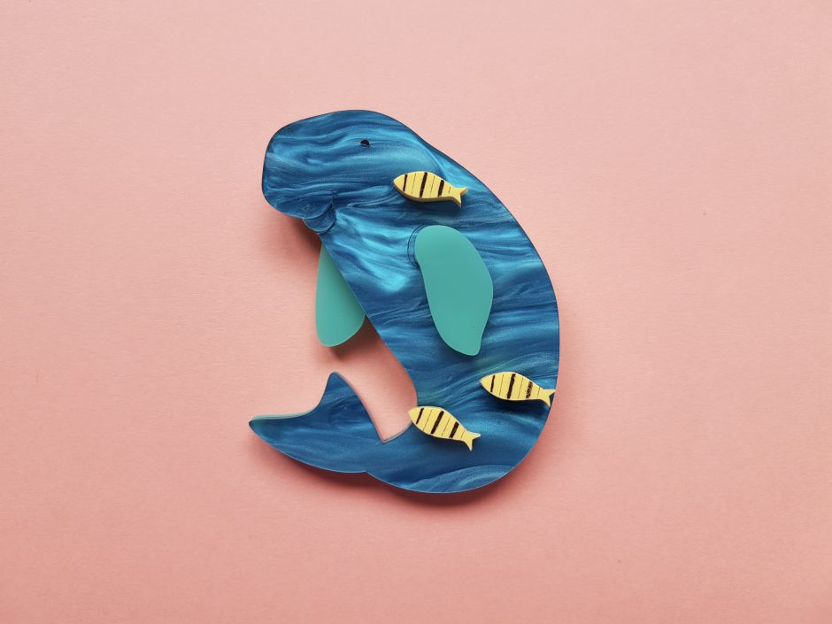 Dreamy Dugong Brooch