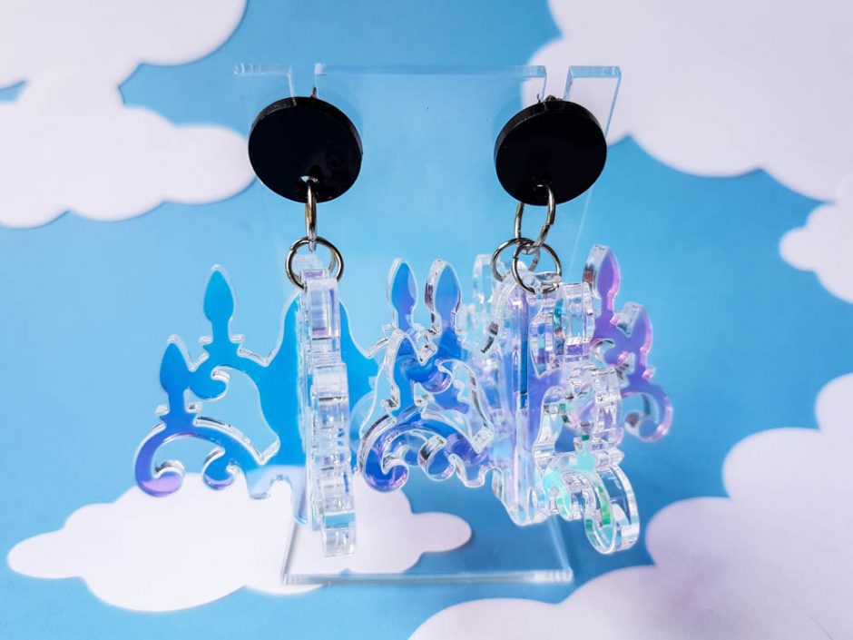 Chandelier Earrings (Iridescent)