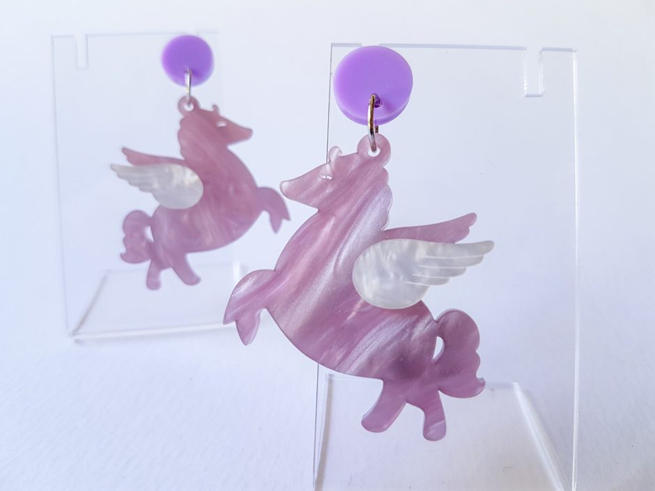 Chubby Pegasus Earrings