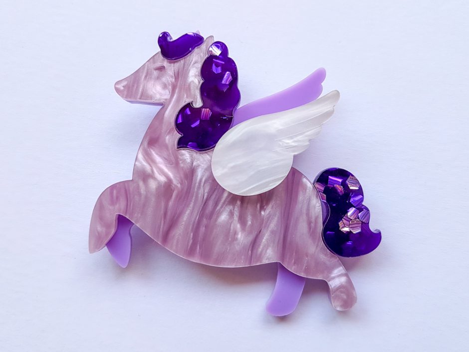 Chubby Pegasus Brooch