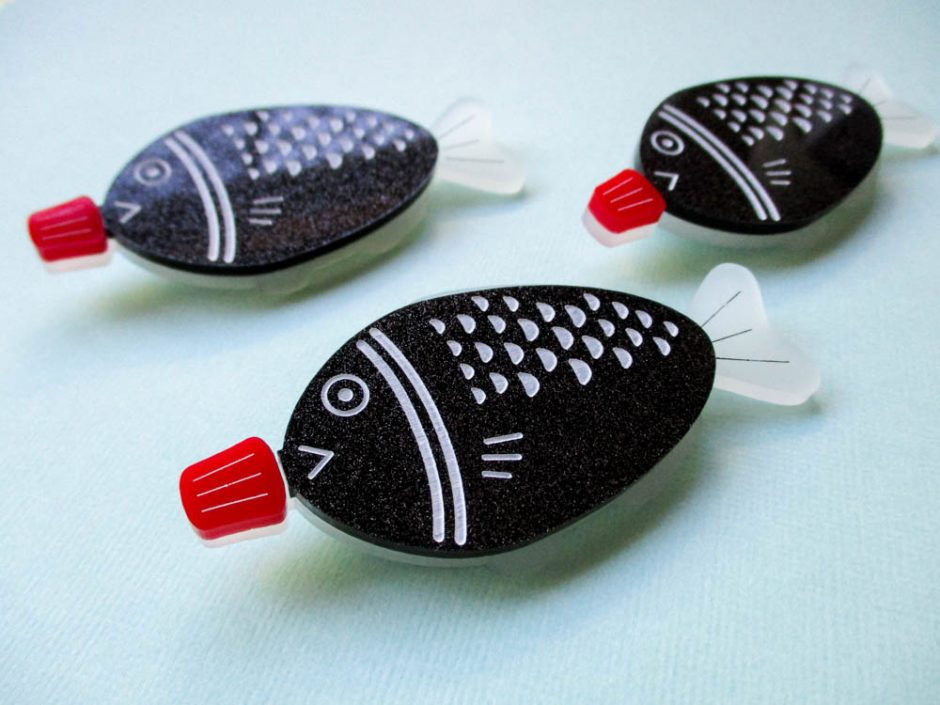 Soy Sauce Fish Brooch
