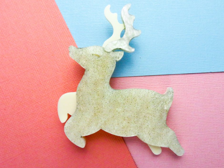 Chubby Reindeer Brooch