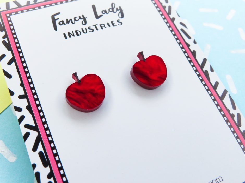 Tiny Cherry Studs