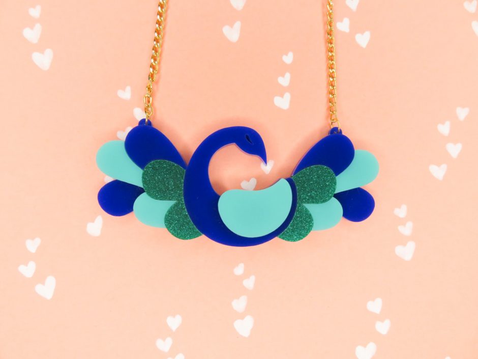 Proud Peacock Necklace