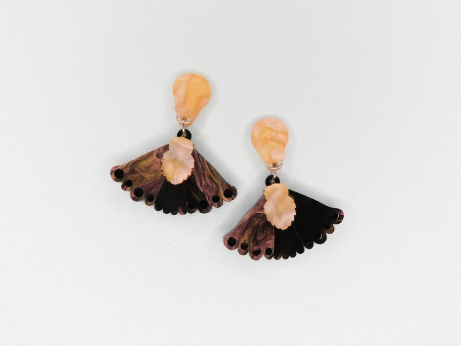 Midnight Moth Earrings
