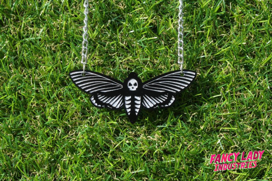 Death Head Moth Necklace